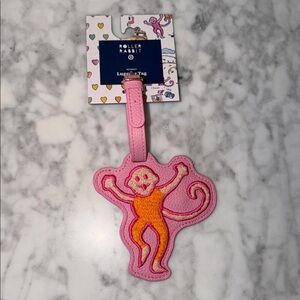 NWT Roller Rabbit x Target Sea Life Luggage Tag Pink
